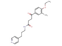 4-(4-ethoxy-3-methylphenyl)-4-oxo-N-(3-pyridin-4-ylpropyl)butanamide