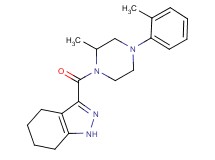 3-{[2-methyl-4-(2-methylphenyl)-1-piperazinyl]carbonyl}-4,5,6,7-tetrahydro-1H-indazole