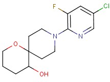 9-(5-chloro-3-fluoropyridin-2-yl)-1-oxa-9-azaspiro[5.5]undecan-5-ol