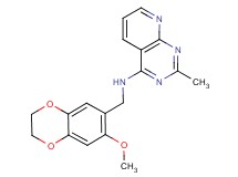 N-[(7-methoxy-2,3-dihydro-1,4-benzodioxin-6-yl)methyl]-2-methylpyrido[2,3-d]pyrimidin-4-amine