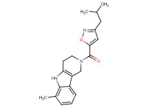 2-[(3-isobutylisoxazol-5-yl)carbonyl]-6-methyl-2,3,4,5-tetrahydro-1H-pyrido[4,3-b]indole