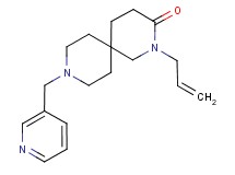 2-allyl-9-(pyridin-3-ylmethyl)-2,9-diazaspiro[5.5]undecan-3-one