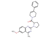 6-methoxy-4-methyl-2-{2-[(4-phenyl-3,6-dihydro-1(2H)-pyridinyl)carbonyl]-1-pyrrolidinyl}quinazoline