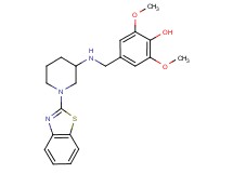 4-({[1-(1,3-benzothiazol-2-yl)-3-piperidinyl]amino}methyl)-2,6-dimethoxyphenol