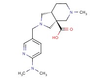 (3aS*,7aR*)-2-{[6-(dimethylamino)pyridin-3-yl]methyl}-5-methyloctahydro-3aH-pyrrolo[3,4-c]pyridine-3a-carboxylic acid