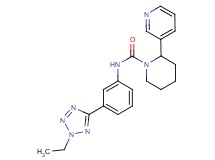 N-[3-(2-ethyl-2H-tetrazol-5-yl)phenyl]-2-pyridin-3-ylpiperidine-1-carboxamide