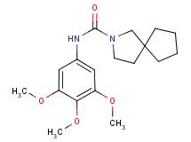 N-(3,4,5-trimethoxyphenyl)-2-azaspiro[4.4]nonane-2-carboxamide