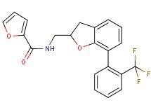 N-({7-[2-(trifluoromethyl)phenyl]-2,3-dihydro-1-benzofuran-2-yl}methyl)-2-furamide
