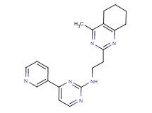 N-[2-(4-methyl-5,6,7,8-tetrahydro-2-quinazolinyl)ethyl]-4-(3-pyridinyl)-2-pyrimidinamine