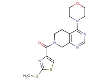 7-{[2-(methylthio)-1,3-thiazol-4-yl]carbonyl}-4-morpholin-4-yl-5,6,7,8-tetrahydropyrido[3,4-d]pyrimidine