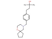 2-methyl-4-[4-(6-oxa-9-azaspiro[4.5]dec-9-ylmethyl)phenyl]-2-butanol