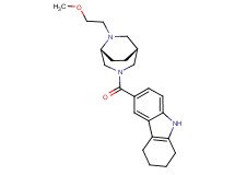 6-{[(1R*,5R*)-6-(2-methoxyethyl)-3,6-diazabicyclo[3.2.2]non-3-yl]carbonyl}-2,3,4,9-tetrahydro-1H-carbazole