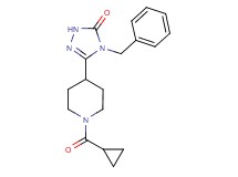 4-benzyl-5-[1-(cyclopropylcarbonyl)-4-piperidinyl]-2,4-dihydro-3H-1,2,4-triazol-3-one