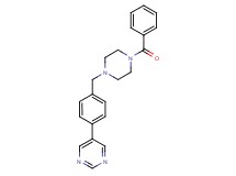 5-{4-[(4-benzoylpiperazin-1-yl)methyl]phenyl}pyrimidine