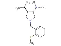 (3S*,4R*)-4-isopropyl-N,N-dimethyl-1-[2-(methylthio)benzyl]-3-pyrrolidinamine
