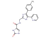 N-{[4-(4-methylphenyl)-5-pyridin-2-yl-1H-imidazol-2-yl]methyl}-2-oxo-2,3-dihydro-1H-imidazole-4-carboxamide