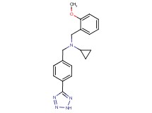 N-(2-methoxybenzyl)-N-[4-(2H-tetrazol-5-yl)benzyl]cyclopropanamine