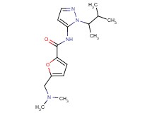 5-[(dimethylamino)methyl]-N-[1-(1,2-dimethylpropyl)-1H-pyrazol-5-yl]-2-furamide