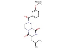 (3S,9aR)-3-isobutyl-8-(3-methoxybenzoyl)tetrahydro-2H-pyrazino[1,2-a]pyrazine-1,4(3H,6H)-dione