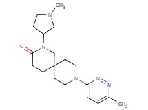 9-(6-methyl-3-pyridazinyl)-2-(1-methyl-3-pyrrolidinyl)-2,9-diazaspiro[5.5]undecan-3-one
