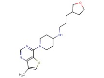 1-(7-methylthieno[3,2-d]pyrimidin-4-yl)-N-[3-(tetrahydrofuran-3-yl)propyl]piperidin-4-amine