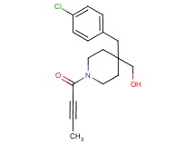 [1-(2-butynoyl)-4-(4-chlorobenzyl)-4-piperidinyl]methanol