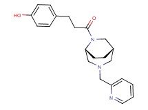 4-{3-oxo-3-[(1S*,5R*)-3-(pyridin-2-ylmethyl)-3,6-diazabicyclo[3.2.2]non-6-yl]propyl}phenol