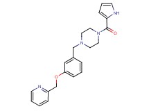 1-[3-(pyridin-2-ylmethoxy)benzyl]-4-(1H-pyrrol-2-ylcarbonyl)piperazine