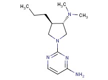 2-[(3S*,4R*)-3-(dimethylamino)-4-propyl-1-pyrrolidinyl]-4-pyrimidinamine