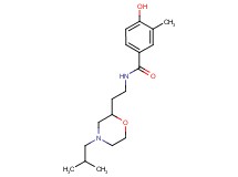 4-hydroxy-N-[2-(4-isobutylmorpholin-2-yl)ethyl]-3-methylbenzamide