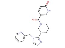 5-({3-[1-(2-pyridinylmethyl)-1H-imidazol-2-yl]-1-piperidinyl}carbonyl)-2(1H)-pyridinone
