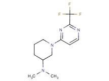 N,N-dimethyl-1-[2-(trifluoromethyl)pyrimidin-4-yl]piperidin-3-amine