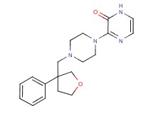 3-{4-[(3-phenyltetrahydrofuran-3-yl)methyl]piperazin-1-yl}pyrazin-2(1H)-one