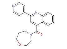 4-(1,4-oxazepan-4-ylcarbonyl)-2-(4-pyridinyl)quinoline