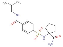4-({[1-(aminocarbonyl)cyclopentyl]amino}sulfonyl)-N-isobutylbenzamide
