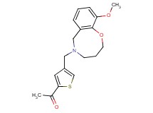 1-{4-[(10-methoxy-3,4-dihydro-2H-1,5-benzoxazocin-5(6H)-yl)methyl]-2-thienyl}ethanone