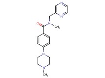 N-methyl-4-(4-methylpiperazin-1-yl)-N-(pyrazin-2-ylmethyl)benzamide