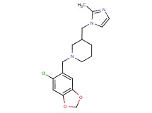 1-[(6-chloro-1,3-benzodioxol-5-yl)methyl]-3-[(2-methyl-1H-imidazol-1-yl)methyl]piperidine