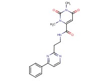 1,3-dimethyl-2,6-dioxo-N-[2-(4-phenyl-2-pyrimidinyl)ethyl]-1,2,3,6-tetrahydro-4-pyrimidinecarboxamide