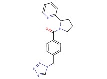 2-{1-[4-(1H-tetrazol-1-ylmethyl)benzoyl]pyrrolidin-2-yl}pyridine