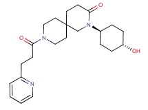 2-(trans-4-hydroxycyclohexyl)-9-(3-pyridin-2-ylpropanoyl)-2,9-diazaspiro[5.5]undecan-3-one