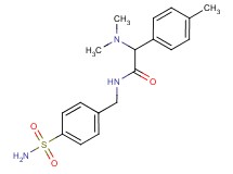N-[4-(aminosulfonyl)benzyl]-2-(dimethylamino)-2-(4-methylphenyl)acetamide