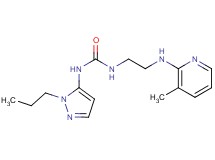 N-{2-[(3-methylpyridin-2-yl)amino]ethyl}-N'-(1-propyl-1H-pyrazol-5-yl)urea