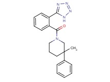 3-methyl-3-phenyl-1-[2-(1H-tetrazol-5-yl)benzoyl]piperidine