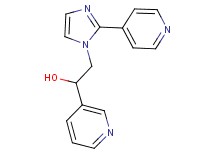 1-pyridin-3-yl-2-(2-pyridin-4-yl-1H-imidazol-1-yl)ethanol