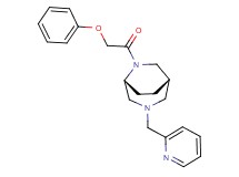 (1S*,5R*)-6-(phenoxyacetyl)-3-(2-pyridinylmethyl)-3,6-diazabicyclo[3.2.2]nonane