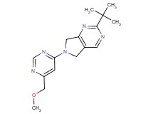2-tert-butyl-6-[6-(methoxymethyl)pyrimidin-4-yl]-6,7-dihydro-5H-pyrrolo[3,4-d]pyrimidine