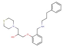 1-(2-{[(3-phenylpropyl)amino]methyl}phenoxy)-3-(4-thiomorpholinyl)-2-propanol