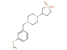 1-(1,1-dioxidotetrahydro-3-thienyl)-4-[3-(methylthio)benzyl]piperazine