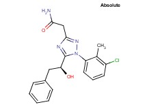 2-{1-(3-chloro-2-methylphenyl)-5-[(1S)-1-hydroxy-2-phenylethyl]-1H-1,2,4-triazol-3-yl}acetamide